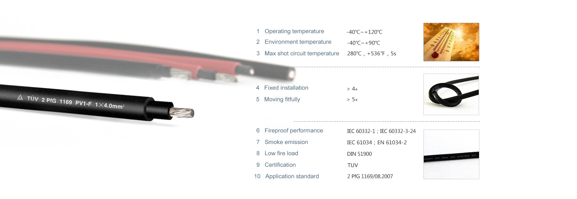 cable fotovoltaico, cable solar, cable solar, cable negro