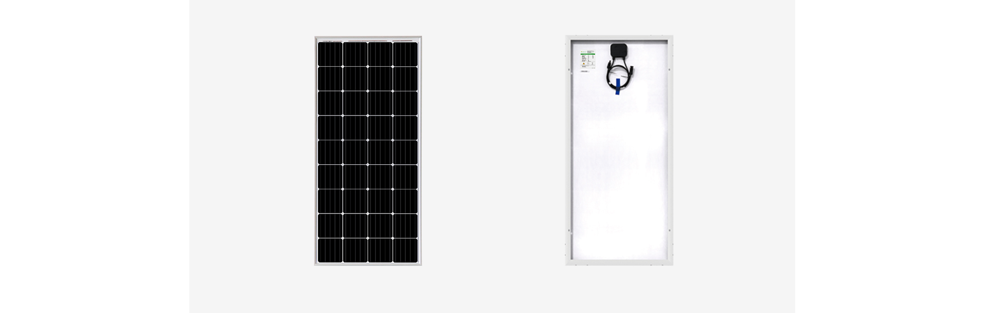 Panel solar 100W, foto real del módulo solar, imagen del panel solar