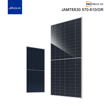 JA Solar Deepblue 3.0 JAM78S30 GR MBB Panel de células solares 600W 610W 590W 595W 580W Paneles de energía fotovoltaica