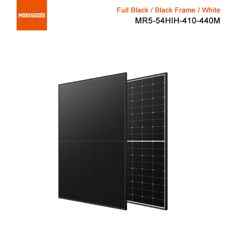 Módulo Moregosolar 450W 445W 440W 435W 430W Paneles Solares Negro y Todo Negro