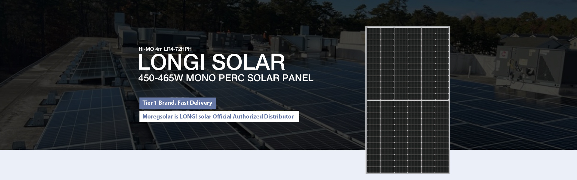 Longi Solar 450W 455W 460W 465W Panel solar Mono Precio