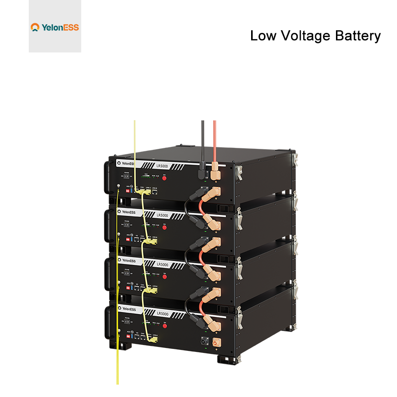 Batería LiFePo4 de bajo voltaje 48V 51,2V 10KWH 5KWH batería solar para Sistema Solar