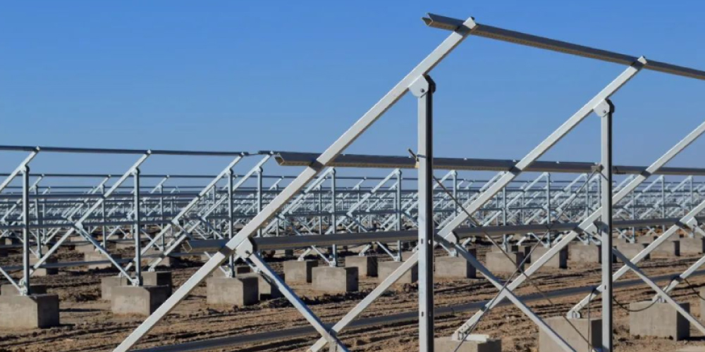 Mercado fotovoltaico con fuerte viento