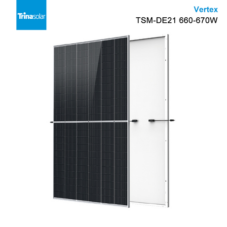 Trina Solar Vertex Mono Paneles Fotovoltaicos 660W 670W Precio del Panel de Energía Solar