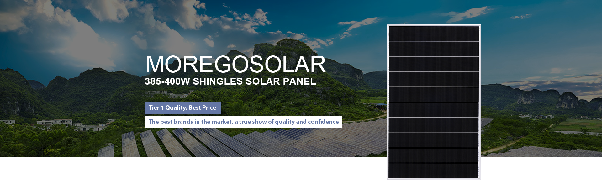 tejas panel solar 400w