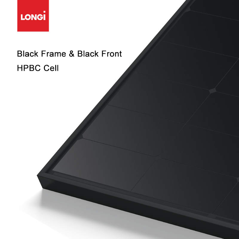 Panel solar Longi Solar LR5 HPBC 435W 430W 425W Negro