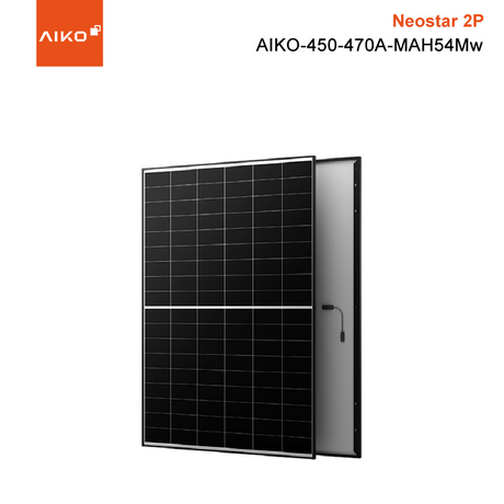 Aiko Solar Residential Neostar Series 2P Marco negro 450W 460W 465W 470W Paneles solares de células ABC tipo N