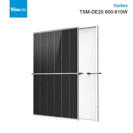 Suministro Trina Solar Vertex 210 mm Células solares Mono PERC Módulos fotovoltaicos 600W 605W 610W Precio del panel de energía solar