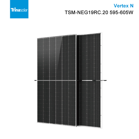 Paneles solares Trina Solar Vertex N 600w 605w 610w China Panel solar