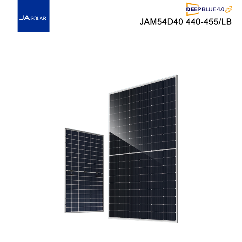 JA Solar Panel Solar de doble vidrio tipo N Bifacial 430W 435W 440W 445W 450W