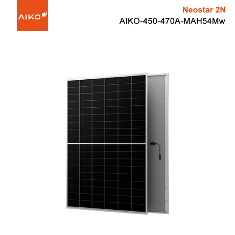 Paneles solares de células ABC tipo N residenciales de Aiko Solar Neostar Series 2N 450W 460W 465W 470W