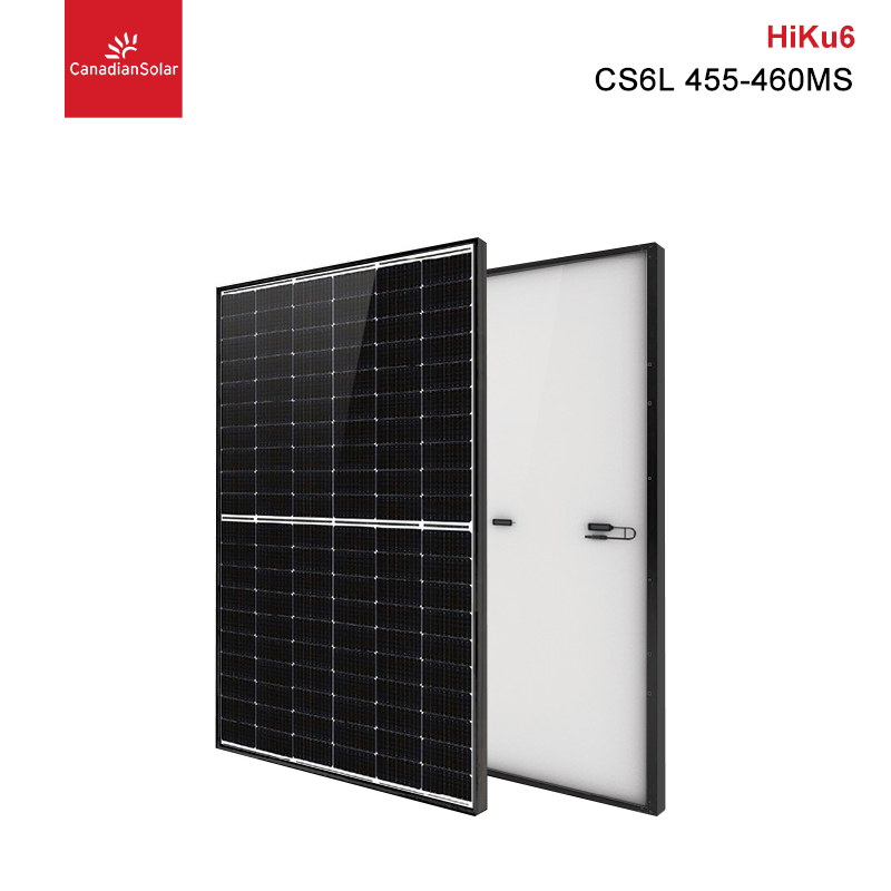 Paneles solares canadienses CS6L de 182 mm Mono media celda 455W 460W 465W Precio del panel fotovoltaico