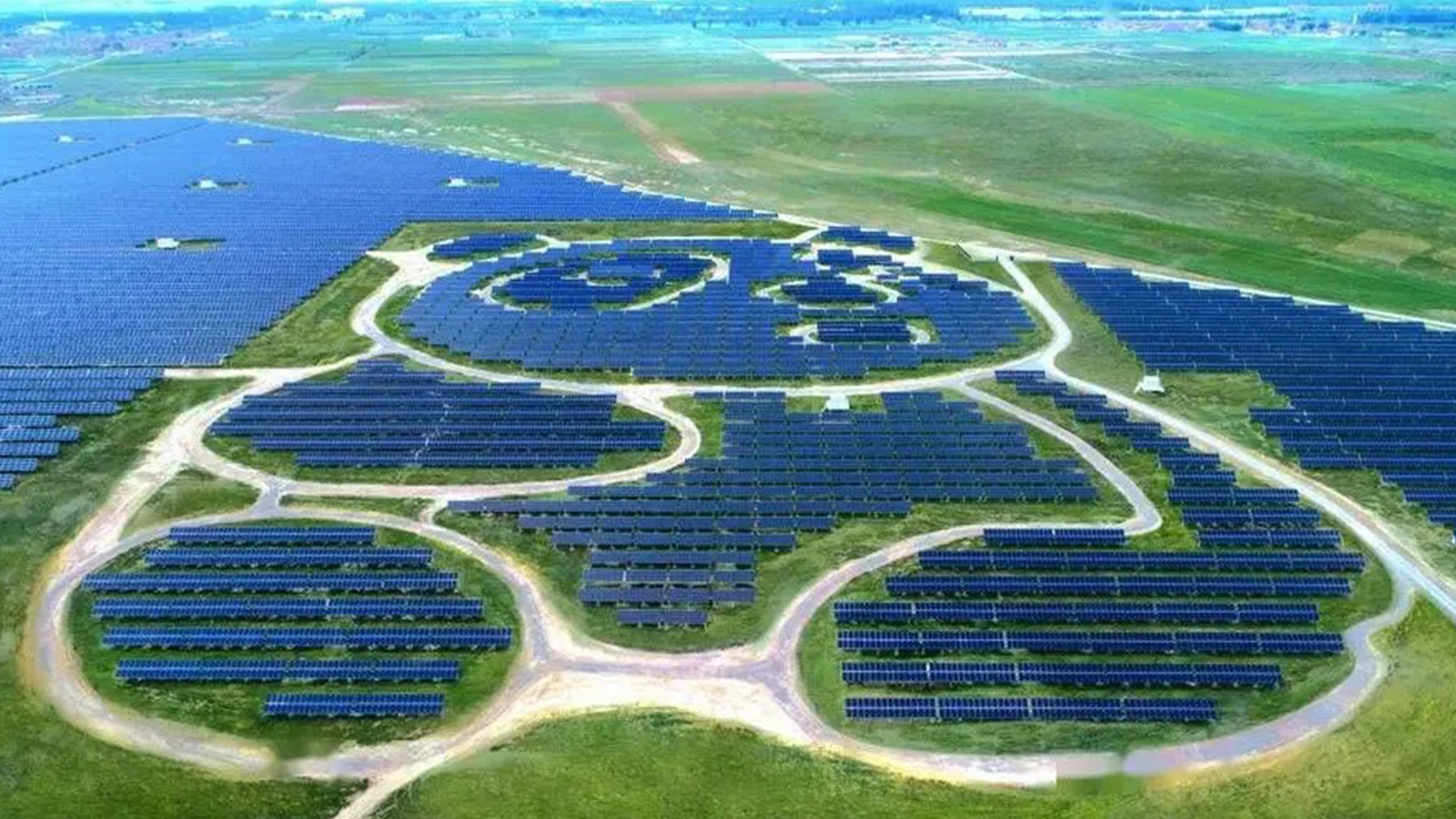 Estación de energía solar 'Panda' en Datong