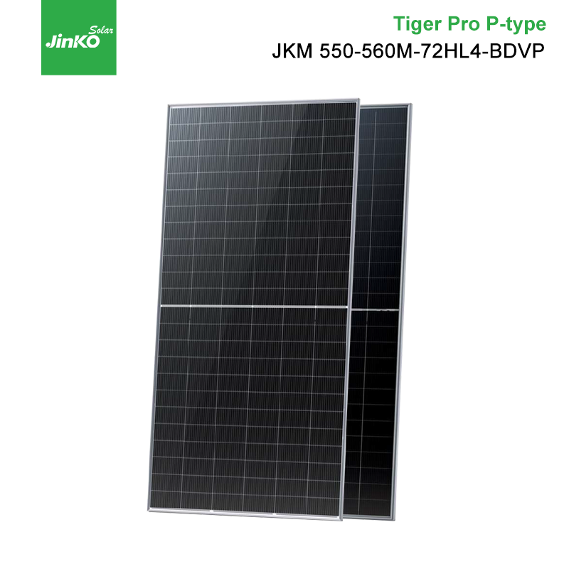 Paneles solares fotovoltaicos bifaciales Jinko Solar Tiger 550W 555W 545W 540W