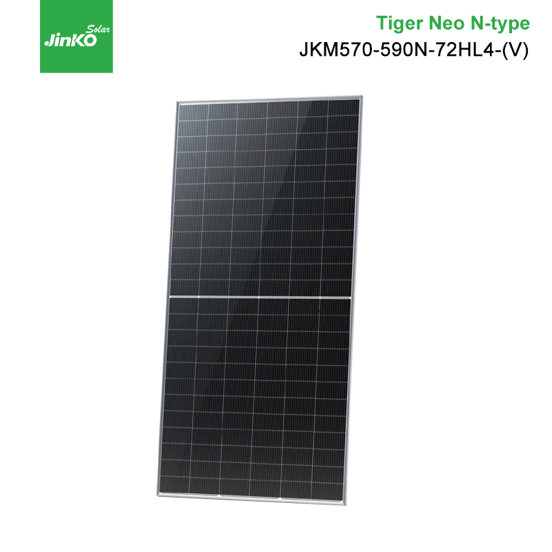 Paneles solares Jinko Solar Tiger Neo tipo N 72HL4 580W 575W 585W 590W