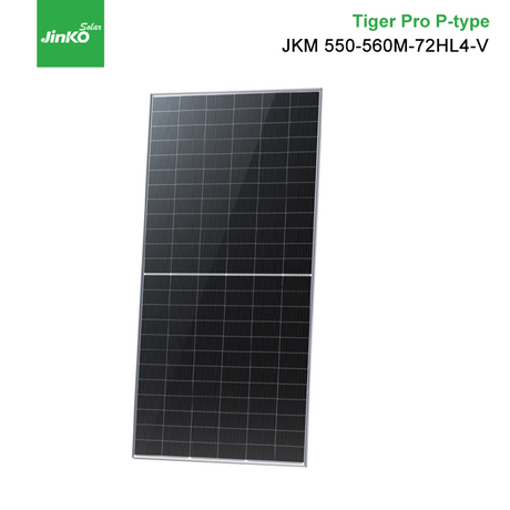 Jinko Solar Tiger Pro 72HC Mono Módulo facial 545W 550W 555W 560W Paneles solares fotovoltaicos