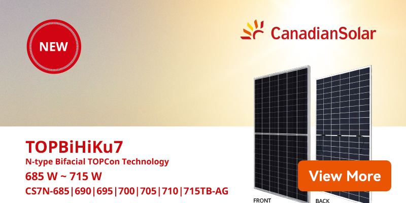 TopBihiKu7 700w 710w paneles solares canadienses