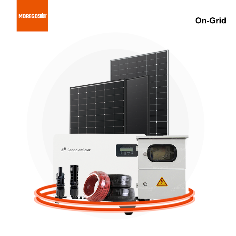 Moregosolar Panel solar de alta calidad en inversor de red 40KW 50KW 60KW Sistemas solares domésticos a la venta