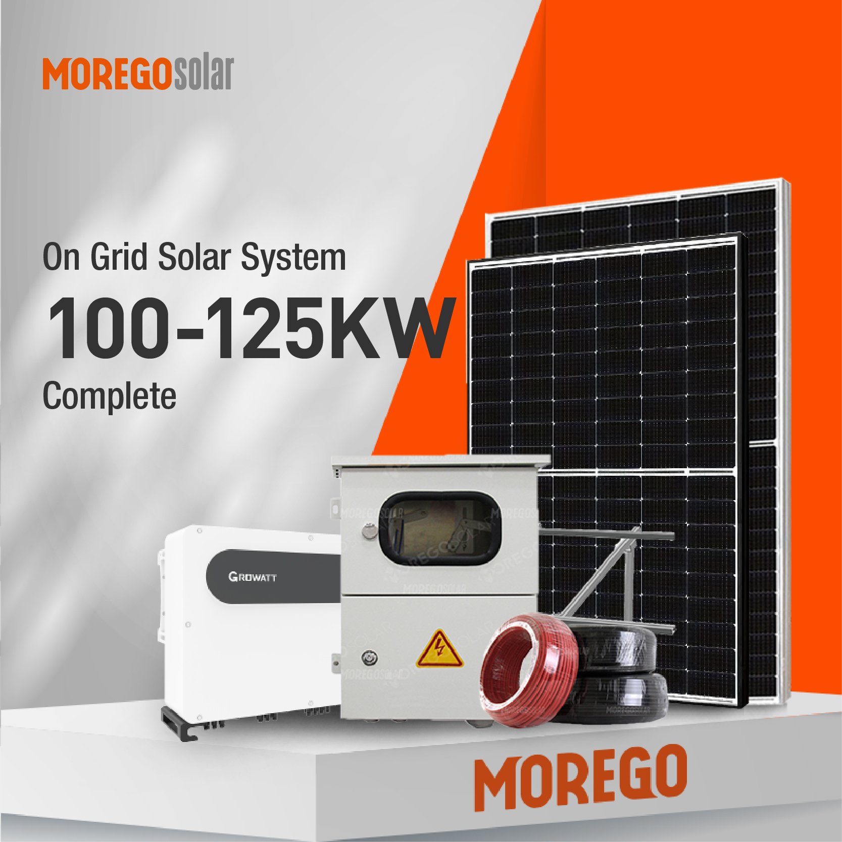 Moregosolar en la central eléctrica del panel solar de los sistemas de energía solar de la red 50KW 60KW 70KW 80KW 100KW 1MW