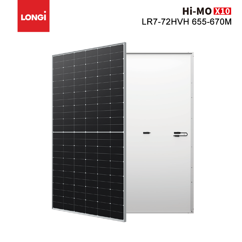 Longi HiMO X10 Scientist 670W 665W 660W Panel solar HPBC 2.0 Módulos fotovoltaicos de células