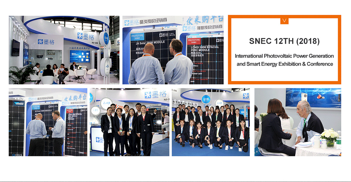 Exposición fotovoltaica de Shanghai Snec 2018